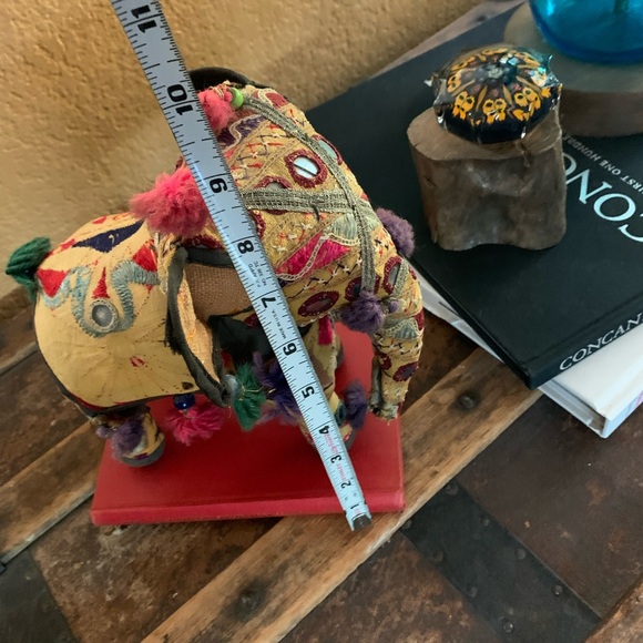 Vintage Anglo Raj cotton handmade elephant - Picture 6 of 7